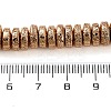 Electroplated Natural Lava Rock Beads Strands G-I360-A03-02-4