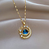 Zinc Alloy Crystal Rhinestone Pendant Necklaces WGBD940-02-1