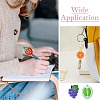 18Pcs 9 Styles Fruit Theme Food Grade Silicone Focal Beads SIL-CJ0002-18-7