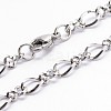 Fashionable 304 Stainless Steel Chain Necklaces NJEW-I060-04-3