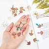 DIY Wooden Dangle Earring Making Kits DIY-OC0006-43-3