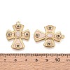 304 Stainless Steel with Enamel Pendants STAS-T068-107B-G-3