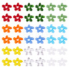 36Pcs 9 Colors Handmade Lampwork Beads LAMP-TA0001-64-3