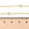 Brass Satellite Chains Necklace for Women NJEW-P265-06G-2