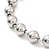 Tarnish Resistant 304 Stainless Steel Ball Chain Necklace & Bracelet Set STAS-D181-02P-01C-5