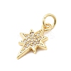 Brass Micro Pave Cubic Zirconia Pendants LS-KK-D105-03G-2
