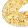 Heated Natural Citrine Beads Strands G-A260-A13-01-3