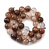Natural Black Gold Rutilated Quartz Beads Strands G-H093-B03-12mm-3