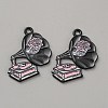 Zinc Alloy Enamel Pendants LS-ENAM-CJC0021-20D-1