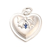Brass Micro Pave Cubic Zirconia Pendants KK-H527-02A-P-1