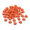 Spray Painted Alloy Beads PALLOY-K001-02I-2