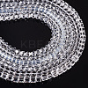 7 Strands 7 Styles Transparent Glass Bead Strands GLAA-TA0002-73-6