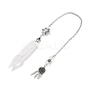 Natural Quartz Crystal Pointed Dowsing Pendulums G-I322-01P-06-2