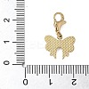 304 Stainless Steel Bowknot Pendant Decoration STAS-S165-29G-3