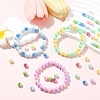 243Pcs 9 Colors Opaque Acrylic Beads MACR-YW0003-69-5