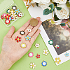 32Pcs 16 Styles Alloy Enamel Pendants ENAM-FH0001-66-4