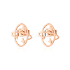 Sweet 304 Stainless Steel Flat Planet Earrings for Daily Wear XN2205-3-1