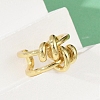 Brass Adjustable Cuff Rings for Women RJEW-C129-03G-3