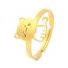 201 Stainless Steel Adjustable Ring for Women RJEW-D082-04B-1