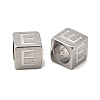 304 Stainless Steel European Beads STAS-D382-02E-P-1