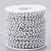 Handmade ABS Plastic Imitation Pearl Beaded Chains CHS-T003-01P-2