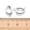 304 Stainless Steel Fold Over Clasps STAS-H233-05P-3