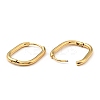 PVD Vacuum Plating 303 Stainless Steel Oval Hinged Hoop Earrings with 316 Stainless Steel Pins for Women EJEW-F285-31B-G-2