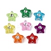 Plastic Star Beads KY-Q002-08-2
