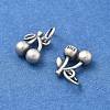 925 Sterling Silver Cherry Charms STER-D302-09AS-2
