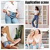 40Pcs 2 Colors Silicone Zipper Holder Upper for Jeans HJEW-NB00228-5