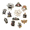 12Pcs Halloween Theme Alloy Enamel Pendants ENAM-G231-01G-2