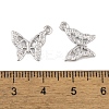 Brass Micro Pave Clear Cubic Zirconia Pendants KK-L212-01P-3