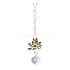 Alloy Rhinestones & Glass Charm Suncatchers HJEW-E013-01G-D-1