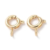 Rack Plating Brass Spring Ring Clasps KK-F090-22LG-1