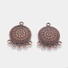 Tibetan Style Alloy Chandelier Components Links LS-TIBEP-EA361Y-R-FF-2