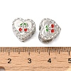 Rack Plating Alloy Enamel European Beads PALLOY-S189-51P-2