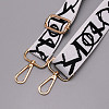 Polyester Word Pattern Bag Straps FIND-WH0001-26A-2