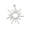 201 Stainless Steel Pendants STAS-I359-02P-1