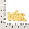 Alloy Numbers Pendants PALLOY-D028-01G-3