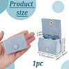 Bag Shaped Velveteen Ring Storage Boxes with Snap Button TP-WH0015-13C-3