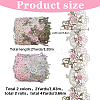 4 Yards 2 Colors Polyester Lace Trim Ribbons OCOR-GF0005-04-2