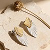 304 Stainless Steel Rhinestone Stud Earrings for Women WG5D728-01-4