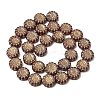 Painted Glass Beads Strands GLAA-Z021-06-2