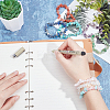 10Pcs 10 Style Unisex Natural & Synthetic Chip Gemstone Beaded Stretch Bracelets BJEW-GA0001-02-3