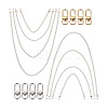 8Pcs 8 Styles White Acrylic Round Beads Bag Handles FIND-TA0001-39-1