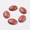 Synthetic Goldstone Flat Back Cabochons G-G741-18x25mm-10-1