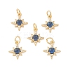 Eco-Friendly Brass Micro Pave Cubic Zirconia Charms X-KK-I698-28G-2