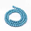 Faceted Rondelle Glass Beads Strands X-GLAA-I033-6mm-16-2