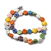 Handmade Porcelain Beads Strands PORC-K010-04-2