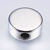 Tarnish Resistant 304 Stainless Steel European Beads STAS-I072-026P-1
